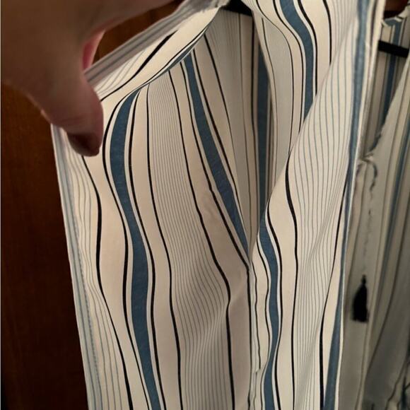 Surf Gypsy Swim Suit Cover Up Womens size Medium Blue and White Stripe - Picture 10 of 11